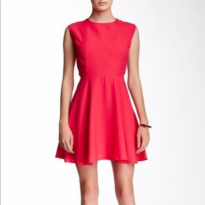Dex Fit-and-flare Dress with Open Back